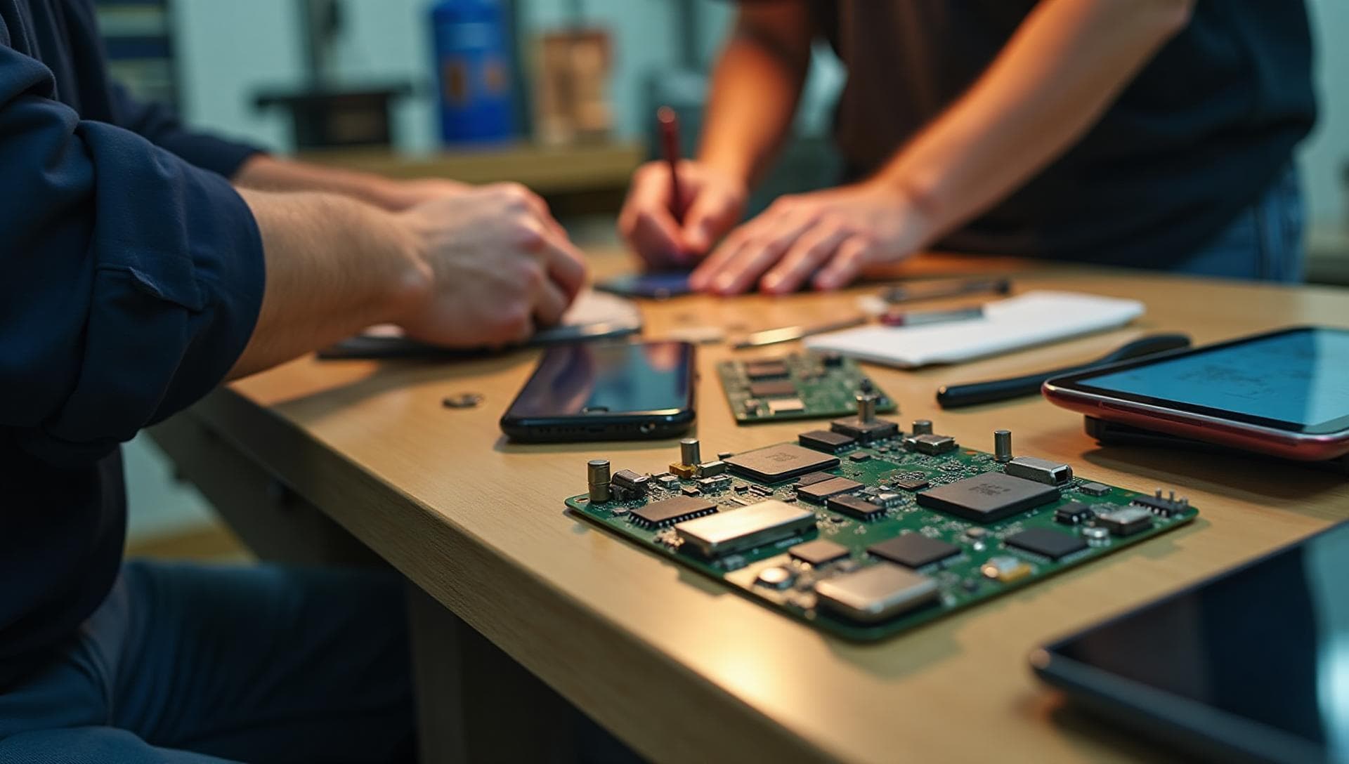 Device repair workspace